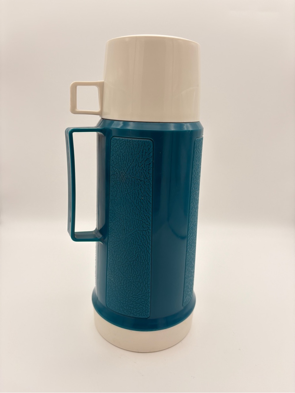 Vintage Teal Thermos Bottle 100F Narrow Neck Made in Canada